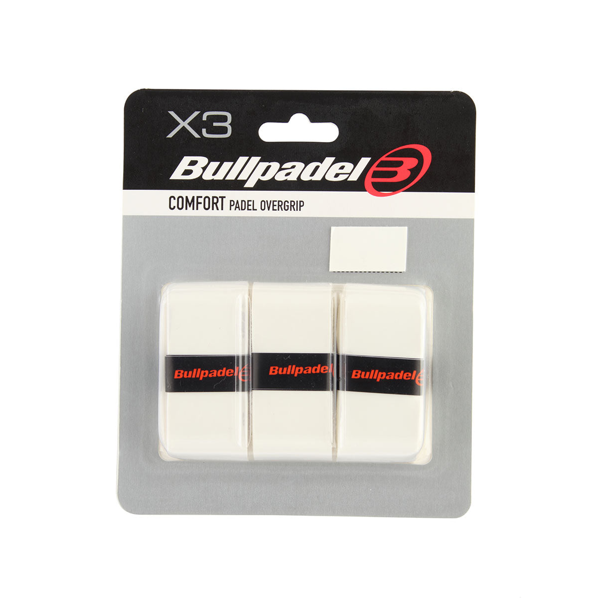 Bullpadel Comfort Overgrip x3 White